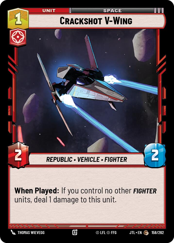 {SW-C}Crackshot V-Wing (158/262) [Jump to Lightspeed]