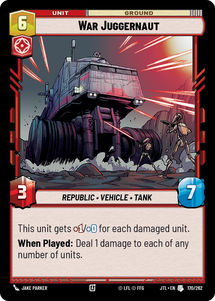 {SW-C}War Juggernaut (170/262) [Jump to Lightspeed]