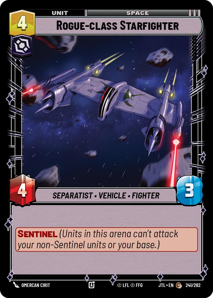 {SW-C}Rogue-class Starfighter (241/262) [Jump to Lightspeed]