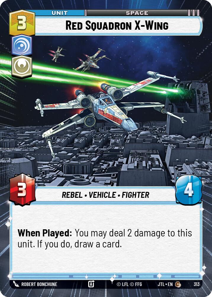 {SW-C}Red Squadron X-Wing (Hyperspace) (313) [Jump to Lightspeed]