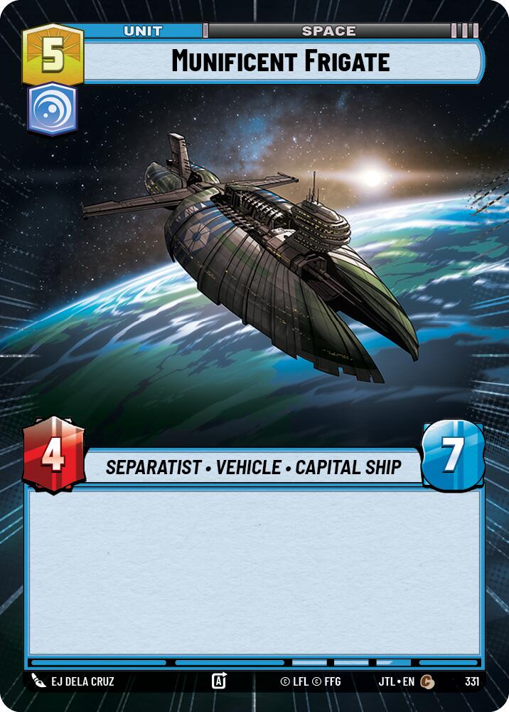 {SW-C}Munificent Frigate (Hyperspace) (331) [Jump to Lightspeed]