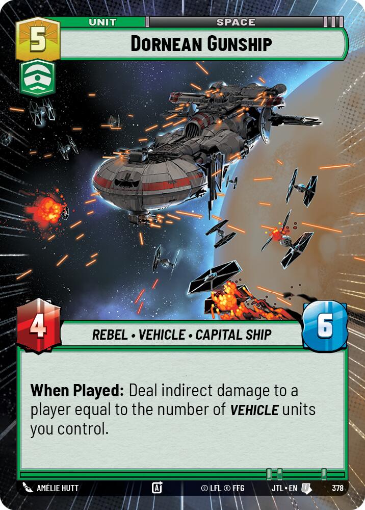{SW-C}Dornean Gunship (Hyperspace) (378) [Jump to Lightspeed]
