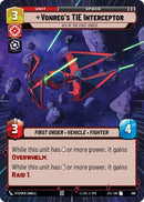 {SW-C}Vonreg's TIE Interceptor - Ace of the First Order (Hyperspace) (399) [Jump to Lightspeed]
