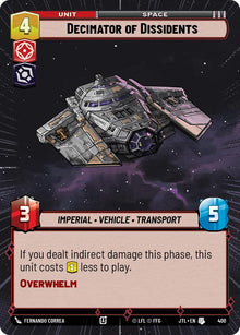 {SW-C}Decimator of Dissidents (Hyperspace) (400) [Jump to Lightspeed]