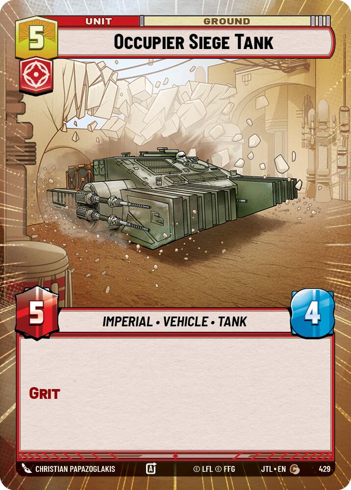 {SW-C}Occupier Siege Tank (Hyperspace) (429) [Jump to Lightspeed]