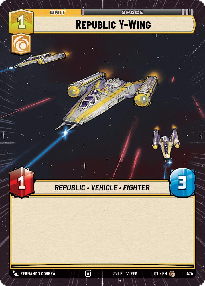 {SW-C}Republic Y-Wing (Hyperspace) (474) [Jump to Lightspeed]