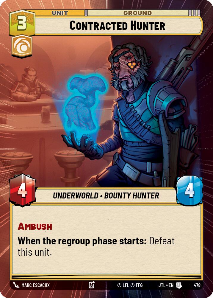 {SW-C}Contracted Hunter (Hyperspace) (478) [Jump to Lightspeed]