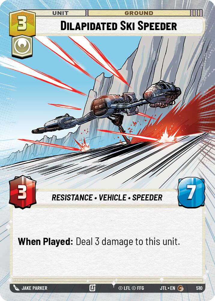 {SW-C}Dilapidated Ski Speeder (Hyperspace) (510) [Jump to Lightspeed]