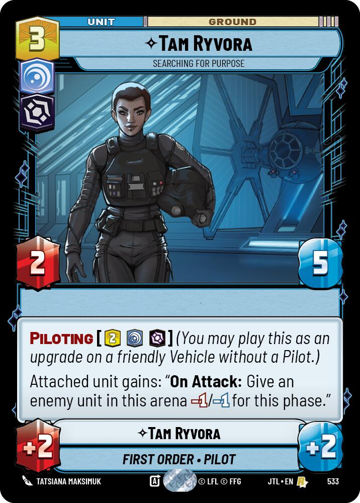{SW-R}Tam Ryvora - Searching For Purpose (Foil) (533) [Jump to Lightspeed]