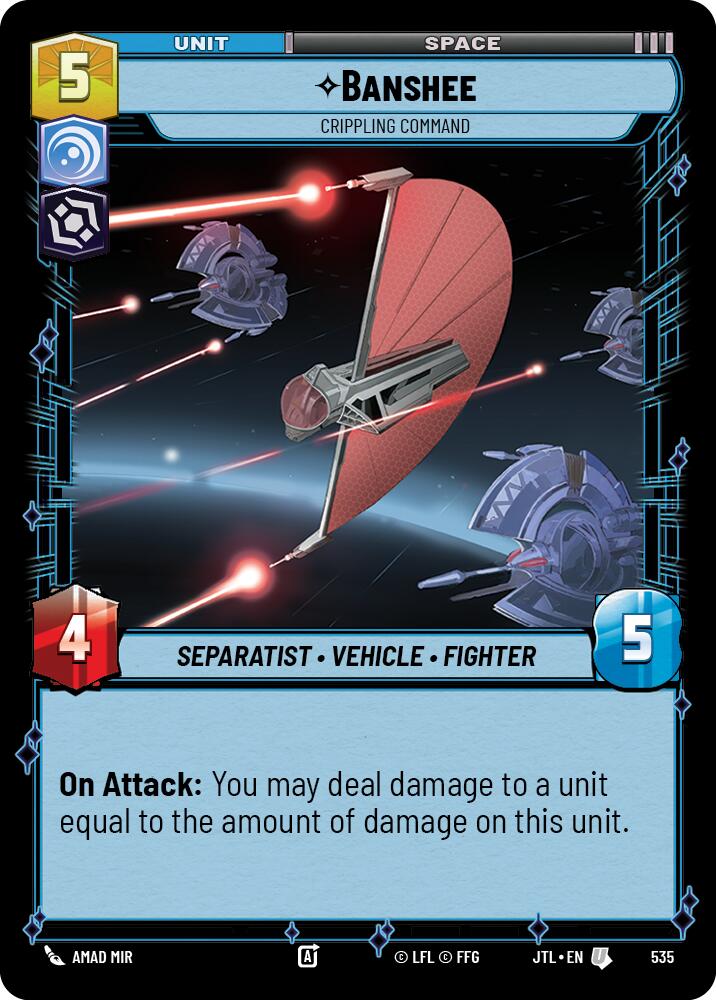 {SW-C}Banshee - Crippling Command (Foil) (535) [Jump to Lightspeed]
