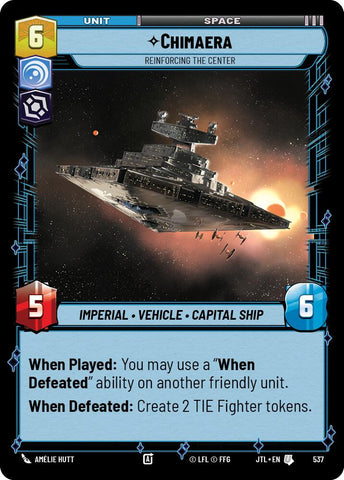 {SW-C}Chimaera - Reinforcing the Center (Foil) (537) [Jump to Lightspeed]