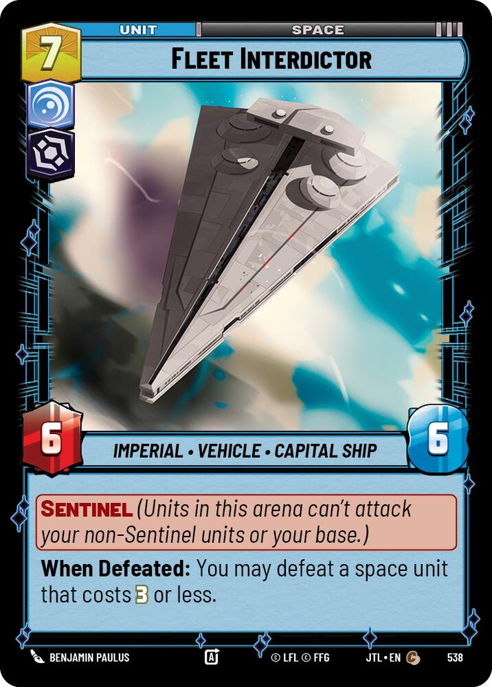 {SW-C}Fleet Interdictor (Foil) (538) [Jump to Lightspeed]