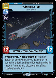 {SW-R}Annihilator - Tagge's Flagship (Foil) (539) [Jump to Lightspeed]