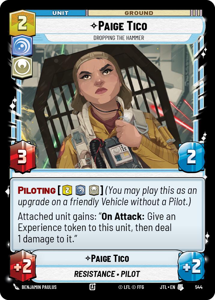 {SW-C}Paige Tico - Dropping the Hammer (Foil) (544) [Jump to Lightspeed]