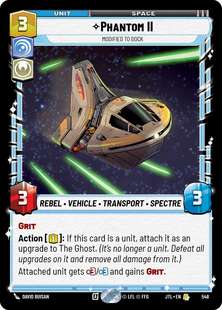 {SW-R}Phantom II - Modified to Dock (Foil) (548) [Jump to Lightspeed]