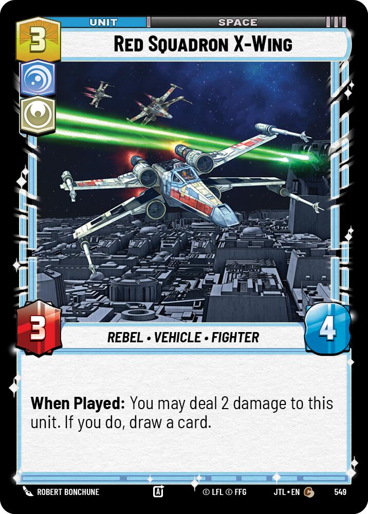 {SW-C}Red Squadron X-Wing (Foil) (549) [Jump to Lightspeed]