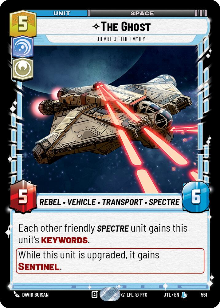 {SW-R}The Ghost - Heart of the Family (Foil) (551) [Jump to Lightspeed]