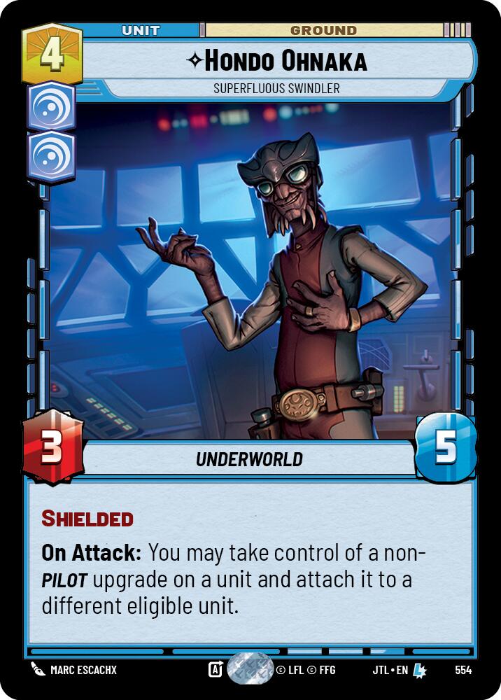 {SW-R}Hondo Ohnaka - Superfluous Swindler (Foil) (554) [Jump to Lightspeed]