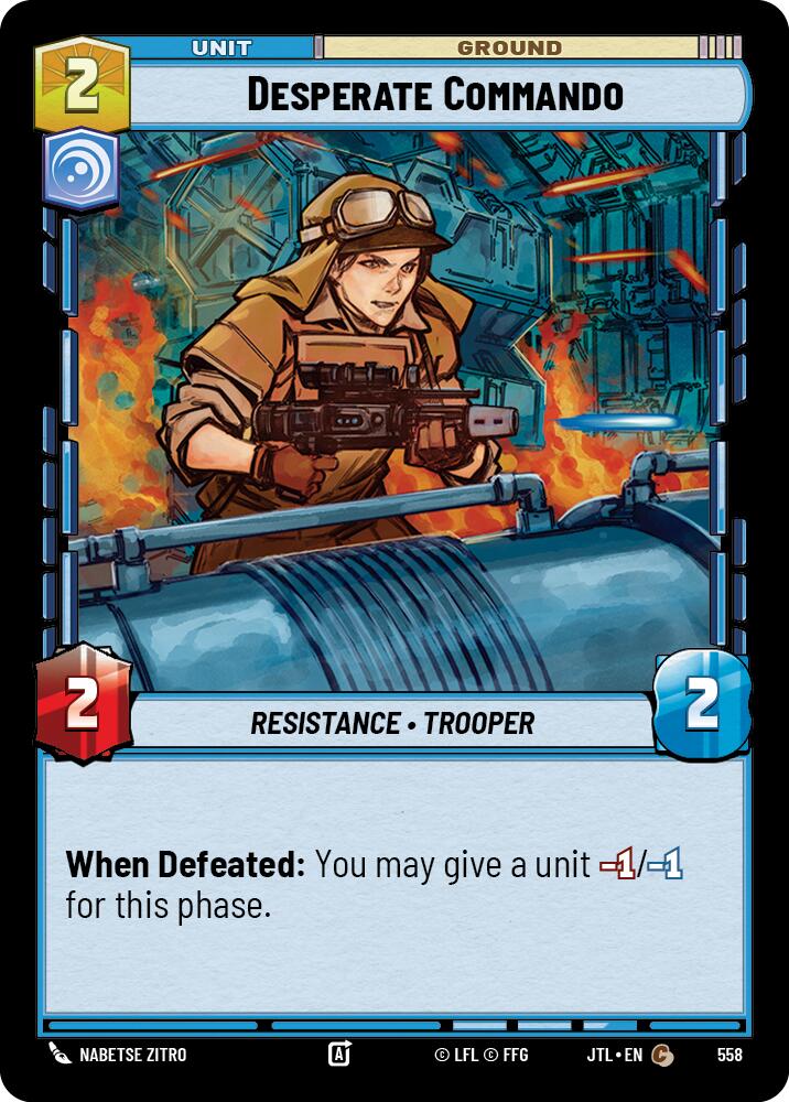 {SW-C}Desperate Commando (Foil) (558) [Jump to Lightspeed]