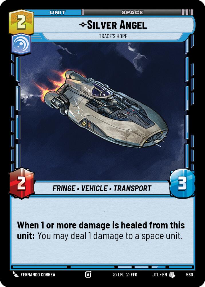 {SW-C}Silver Angel - Trace's Hope (Foil) (560) [Jump to Lightspeed]