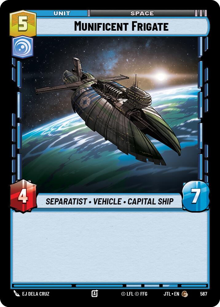 {SW-C}Munificent Frigate (Foil) (567) [Jump to Lightspeed]