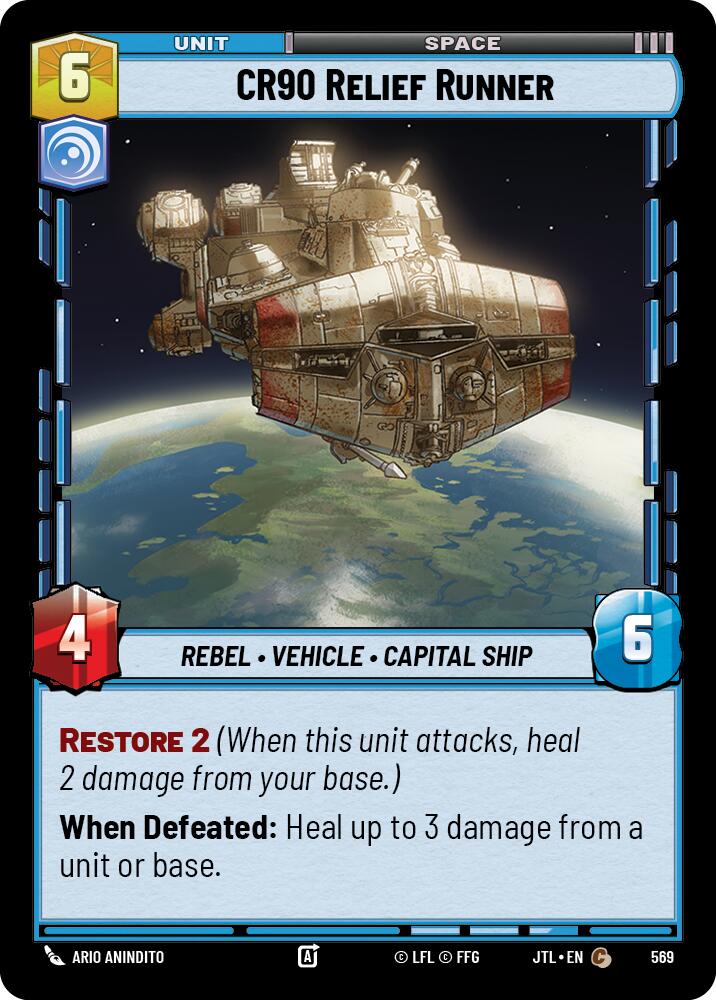 {SW-C}CR90 Relief Runner (Foil) (569) [Jump to Lightspeed]