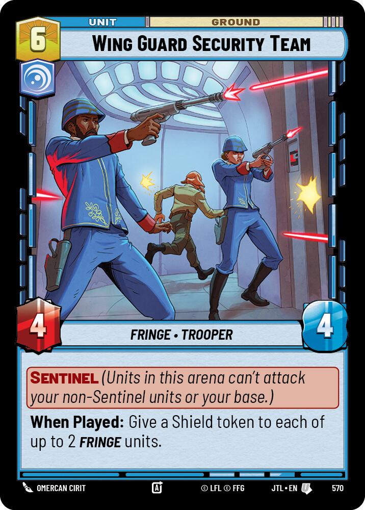 {SW-C}Wing Guard Security Team (Foil) (570) [Jump to Lightspeed]