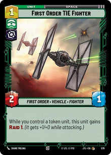 {SW-C}First Order TIE Fighter (Foil) (579) [Jump to Lightspeed]