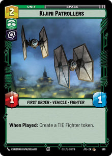{SW-C}Kijimi Patrollers (Foil) (580) [Jump to Lightspeed]