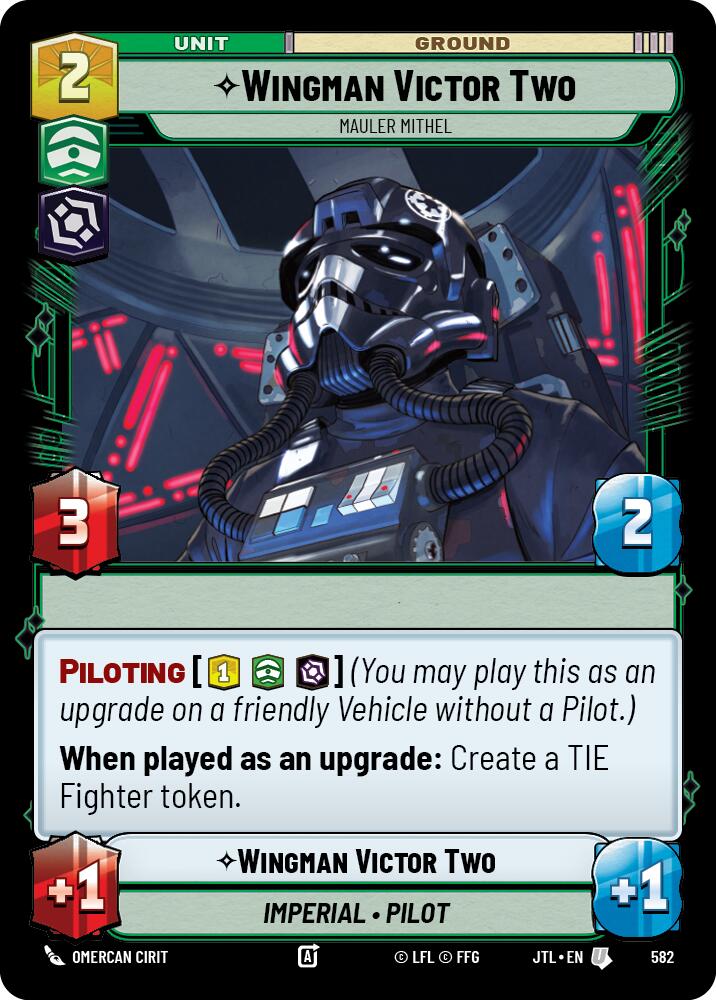 {SW-C}Wingman Victor Two - Mauler Mithel (Foil) (582) [Jump to Lightspeed]