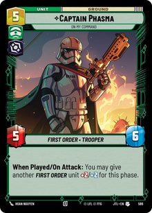 {SW-C}Captain Phasma - On My Command (Foil) (586) [Jump to Lightspeed]