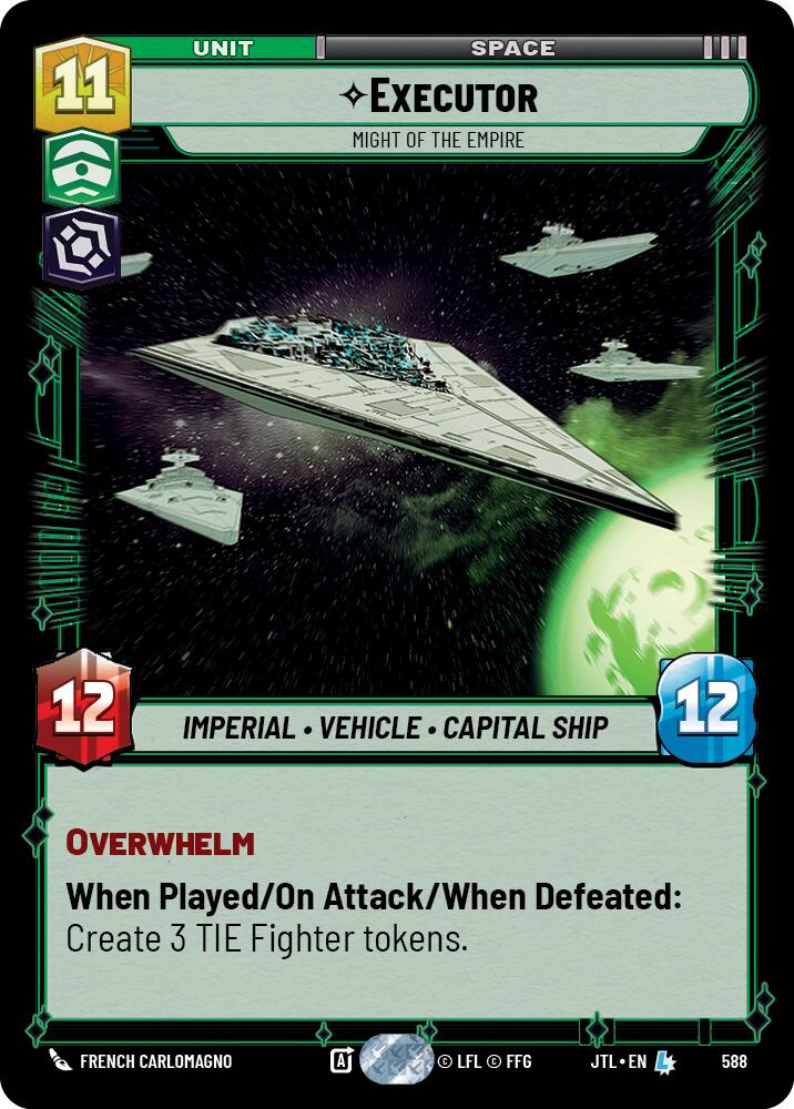 {SW-R}Executor - Might of the Empire (Foil) (588) [Jump to Lightspeed]