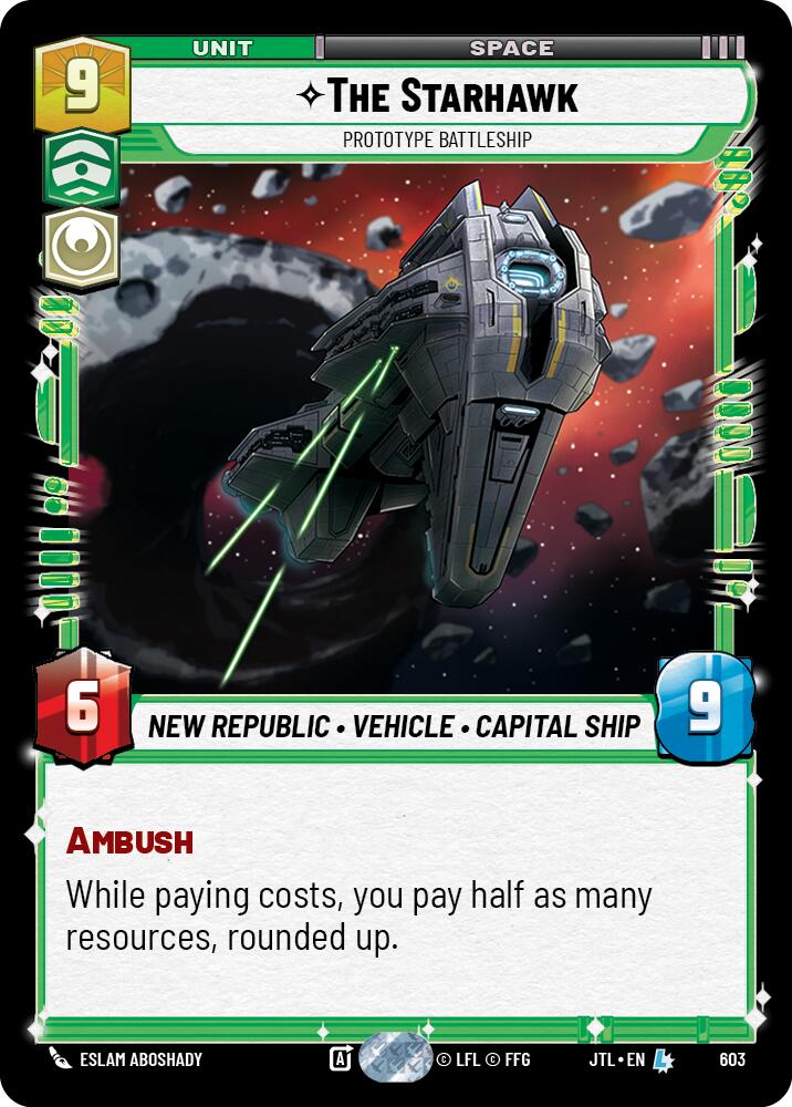 {SW-R}The Starhawk - Prototype Battleship (Foil) (603) [Jump to Lightspeed]