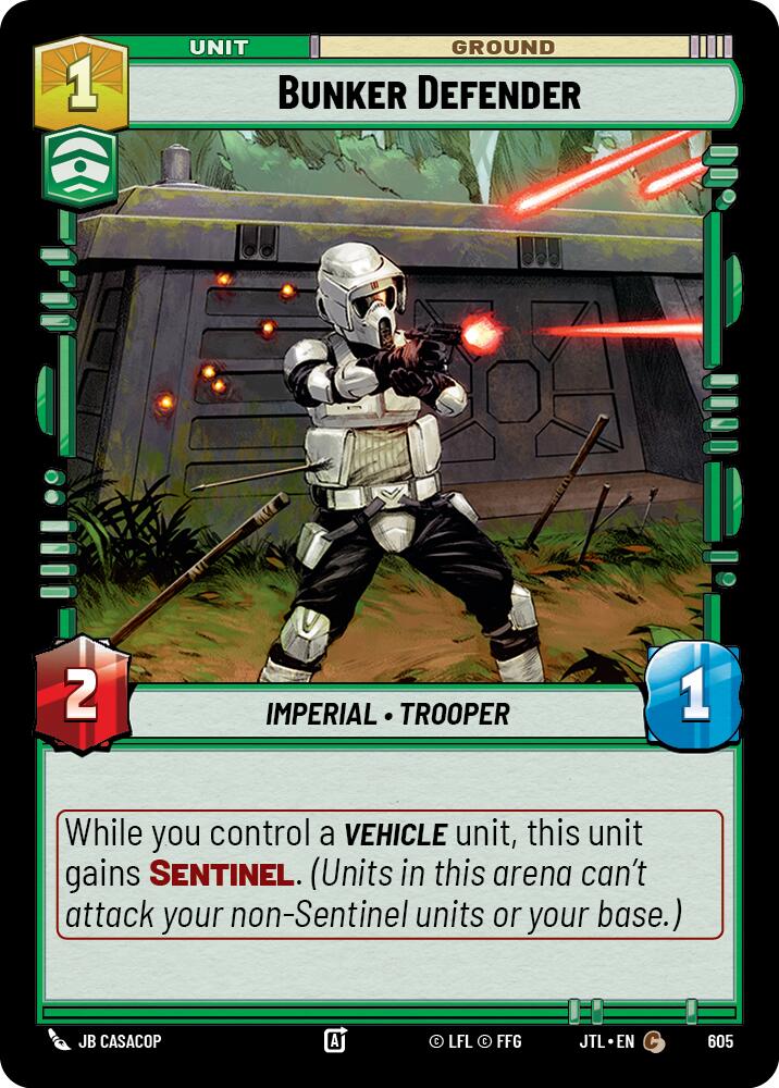{SW-C}Bunker Defender (Foil) (605) [Jump to Lightspeed]