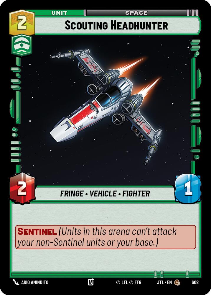 {SW-C}Scouting Headhunter (Foil) (608) [Jump to Lightspeed]