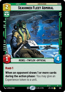 {SW-R}Seasoned Fleet Admiral (Foil) (609) [Jump to Lightspeed]