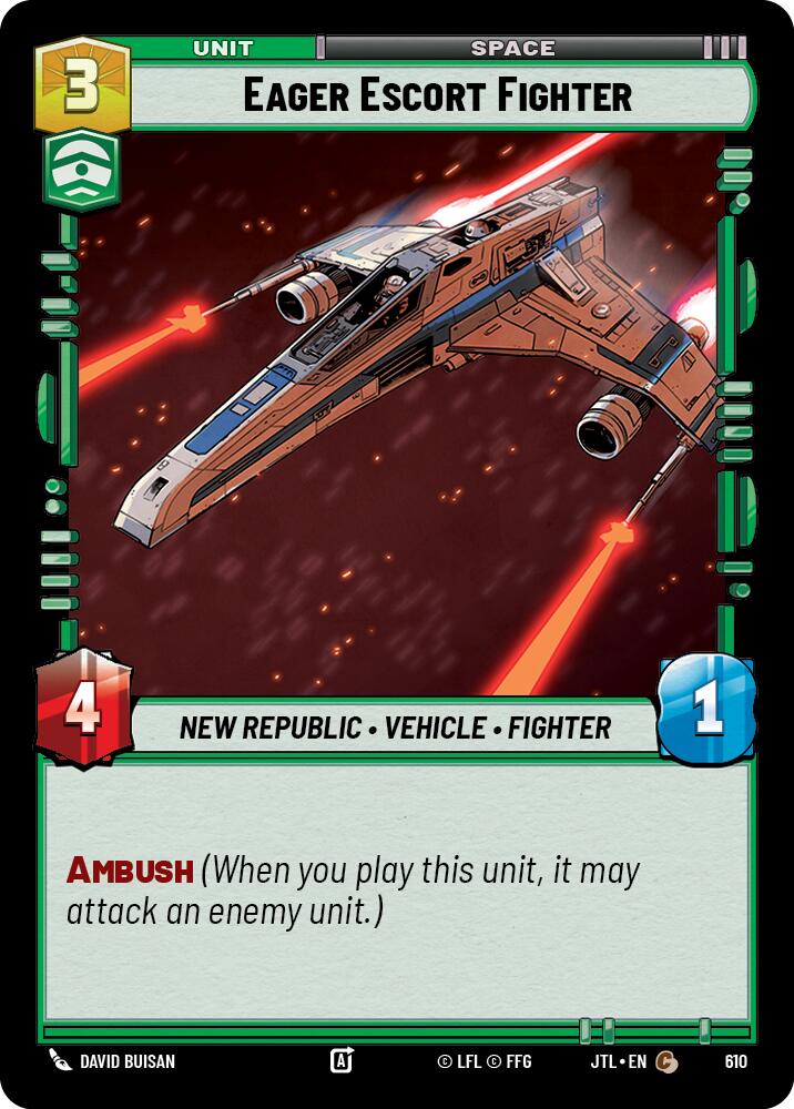 {SW-C}Eager Escort Fighter (Foil) (610) [Jump to Lightspeed]