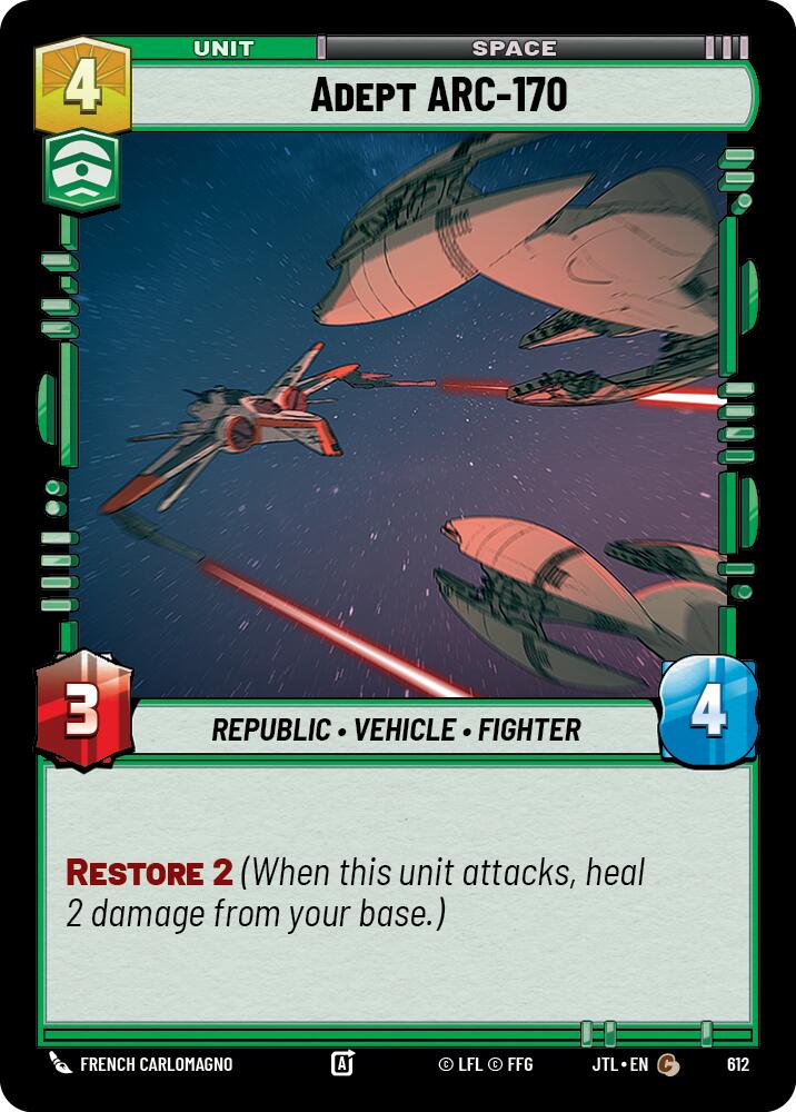 {SW-C}Adept ARC-170 (Foil) (612) [Jump to Lightspeed]
