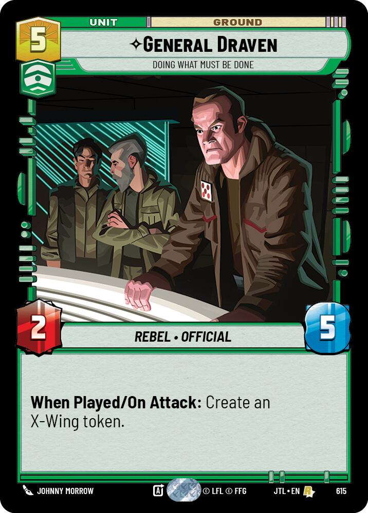 {SW-R}General Draven - Doing What Must Be Done (Foil) (615) [Jump to Lightspeed]
