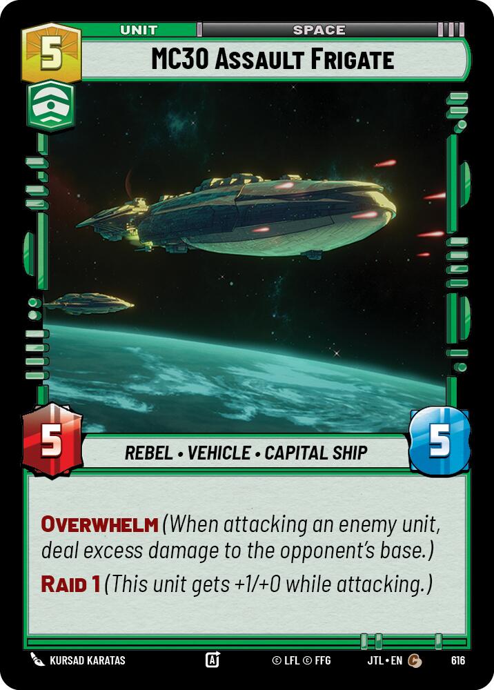 {SW-C}MC30 Assault Frigate (Foil) (616) [Jump to Lightspeed]