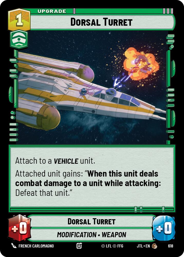 {SW-C}Dorsal Turret (Foil) (618) [Jump to Lightspeed]