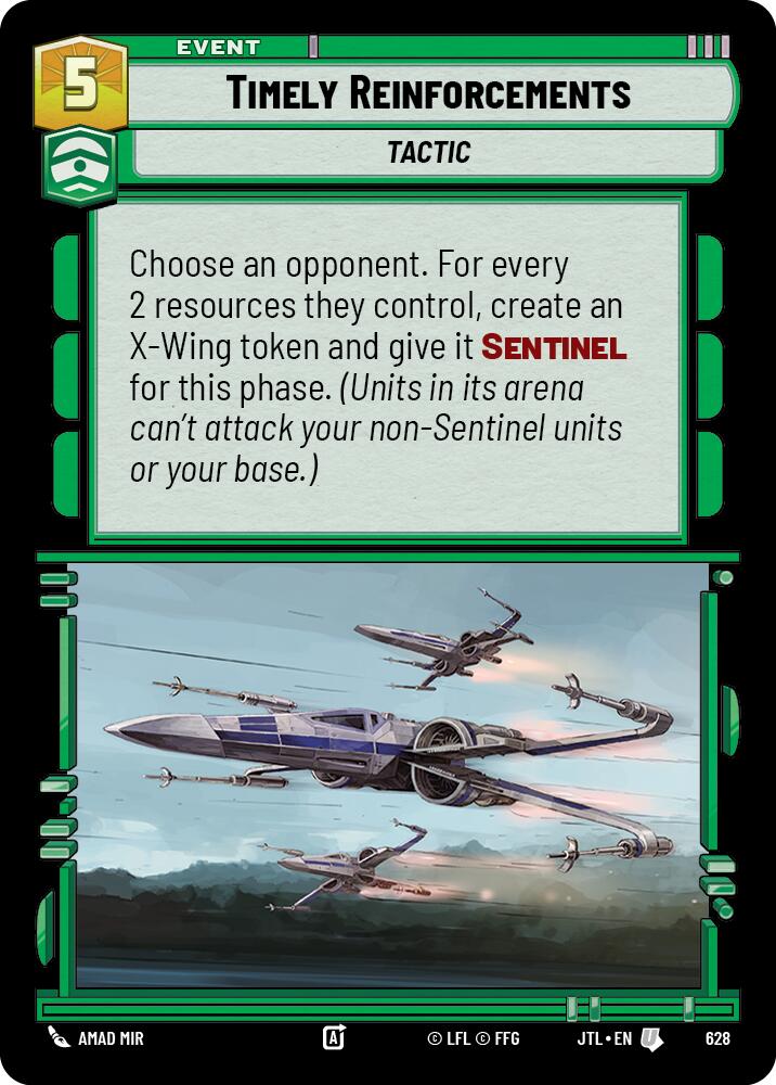 {SW-C}Timely Reinforcements (Foil) (628) [Jump to Lightspeed]
