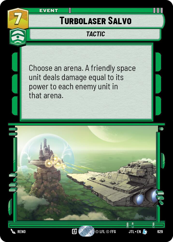 {SW-R}Turbolaser Salvo (Foil) (629) [Jump to Lightspeed]