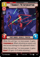 {SW-C}Vonreg's TIE Interceptor - Ace of the First Order (Foil) (635) [Jump to Lightspeed]