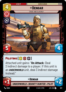 {SW-C}Dengar - Crude and Slovenly (Foil) (637) [Jump to Lightspeed]