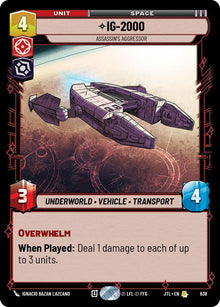 {SW-R}IG-2000 - Assassin's Aggressor (Foil) (638) [Jump to Lightspeed]