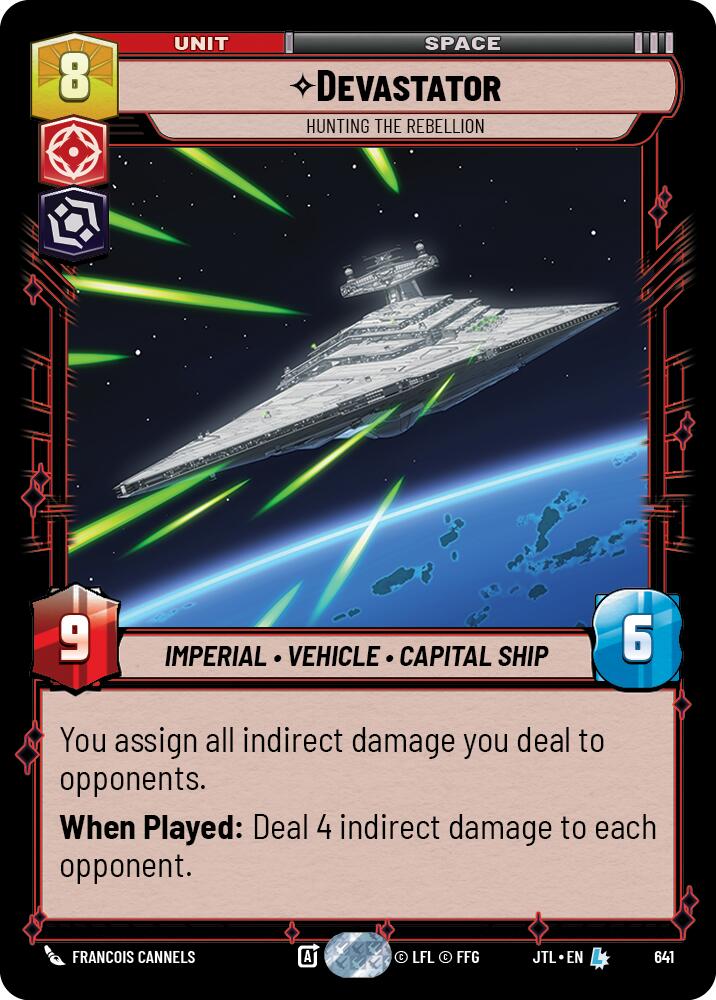 {SW-R}Devastator - Hunting the Rebellion (Foil) (641) [Jump to Lightspeed]
