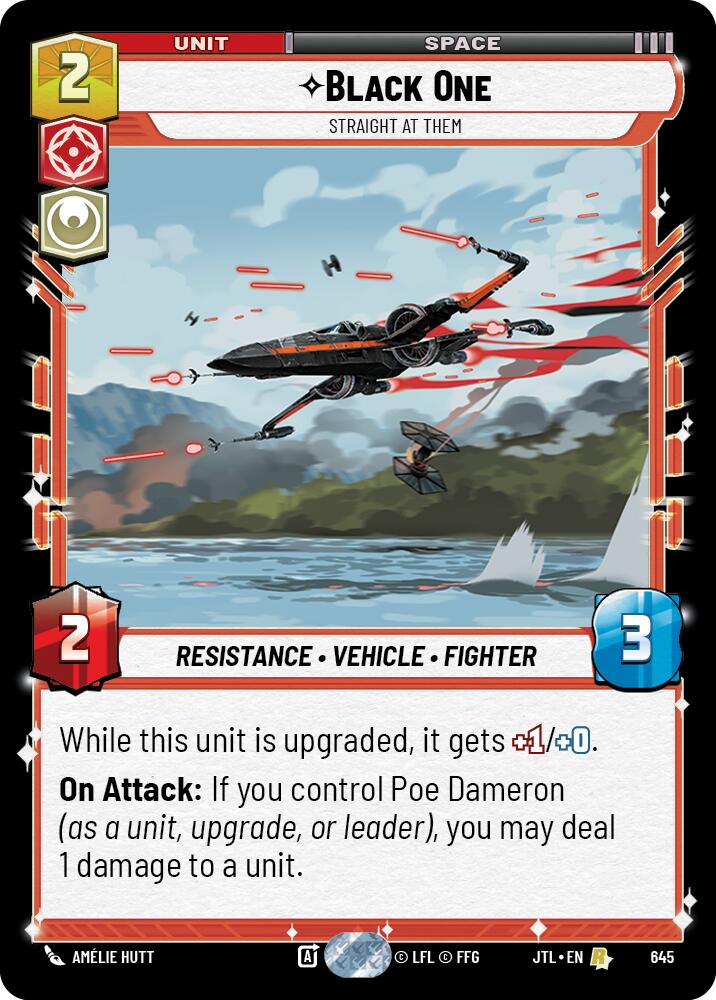{SW-R}Black One - Straight At Them (Foil) (645) [Jump to Lightspeed]