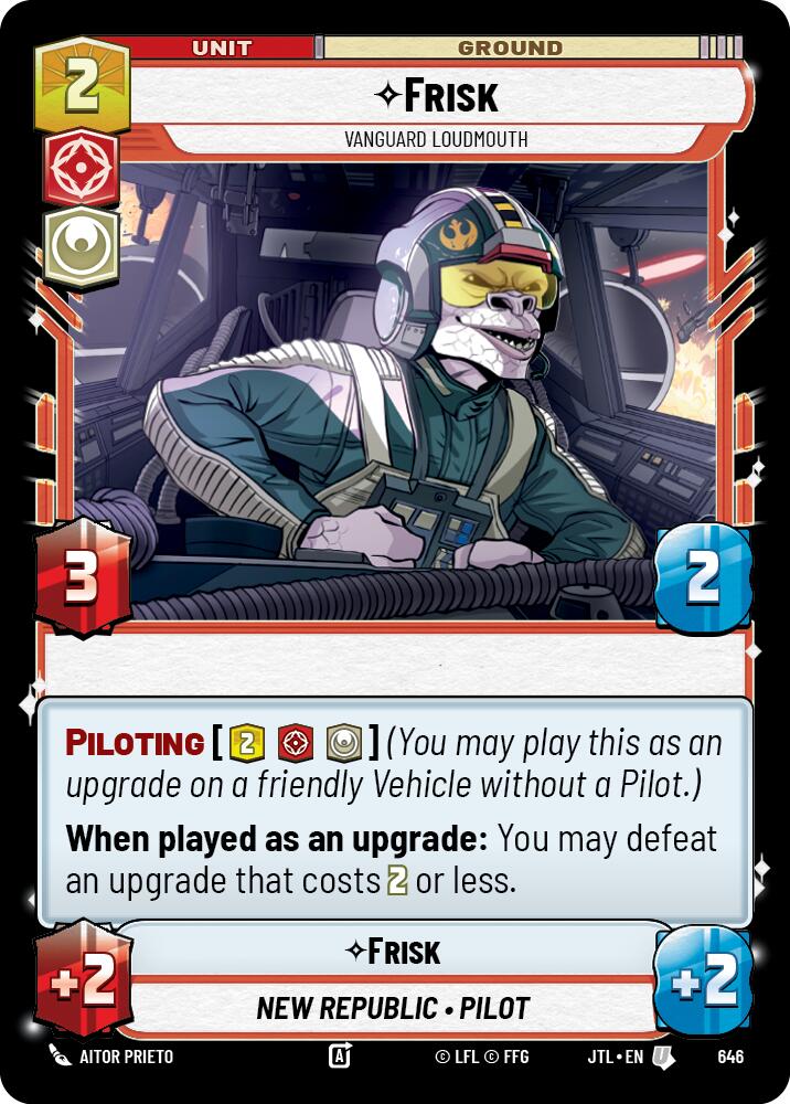 {SW-C}Frisk - Vanguard Loudmouth (Foil) (646) [Jump to Lightspeed]