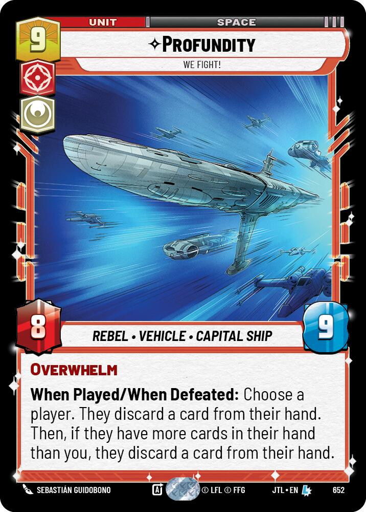 {SW-R}Profundity - We Fight! (Foil) (652) [Jump to Lightspeed]